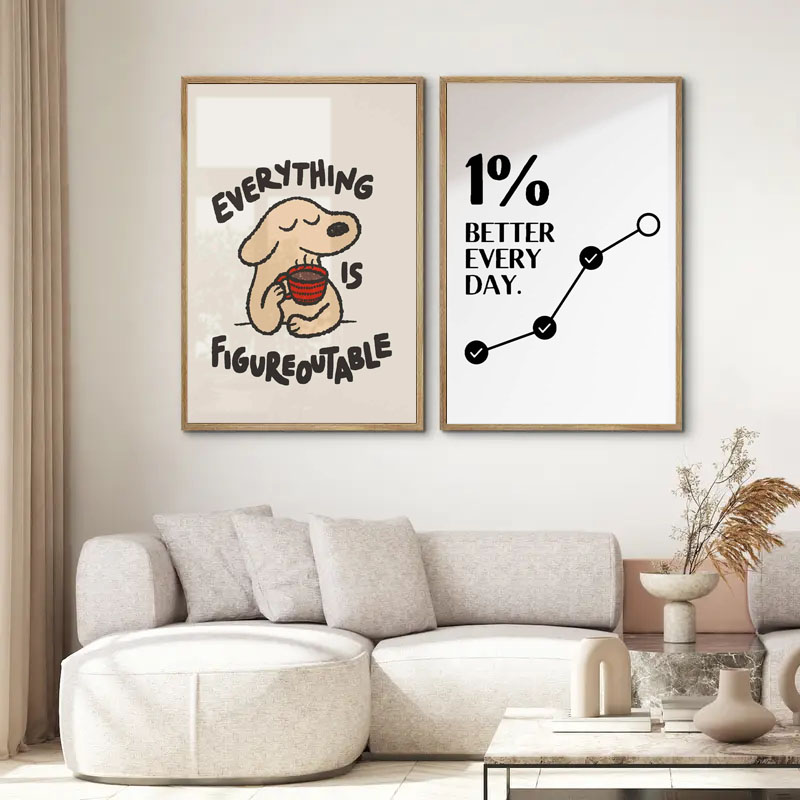 1PCS Frameless  Inspirational  - đánh giá và giá Home Decor Quotes Ideas