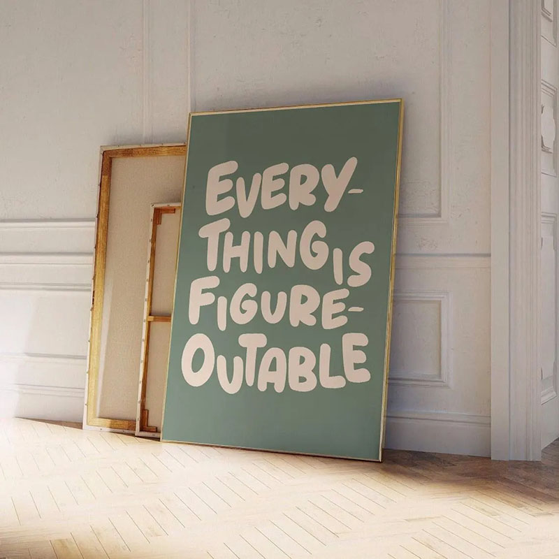 1pc Inspirational Quote Poster - đánh giá và giá Home Decor Quotes Ideas