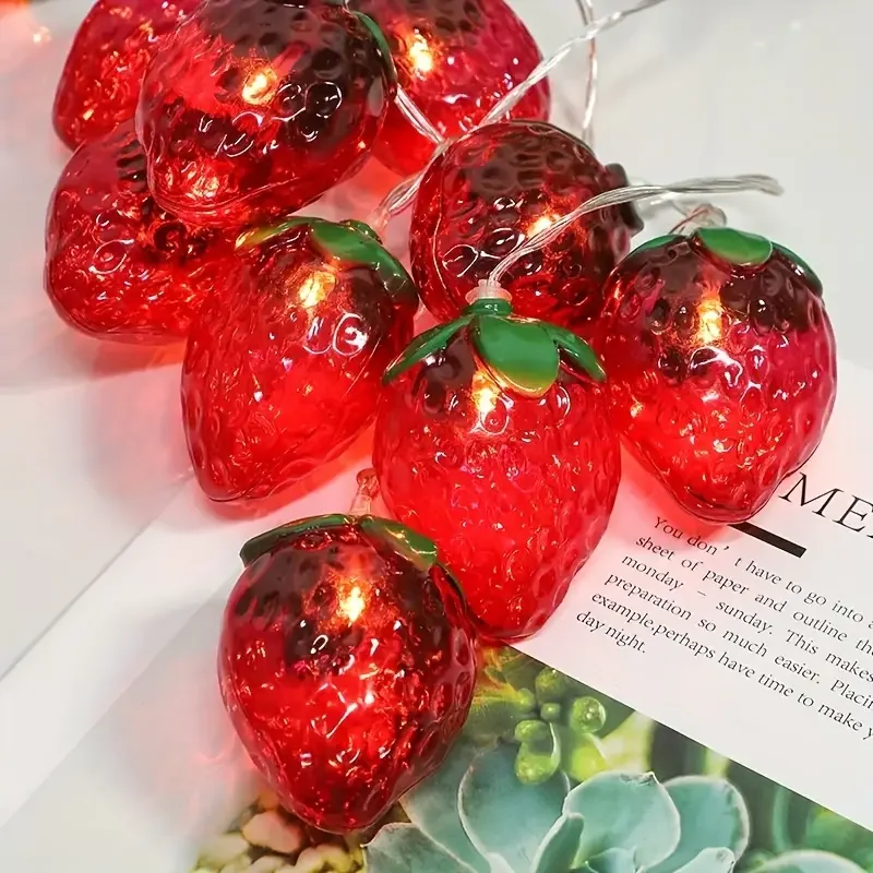 10/20/30/40 LED Strawberry Fai - đánh giá và giá Fairy Lights Bedroom