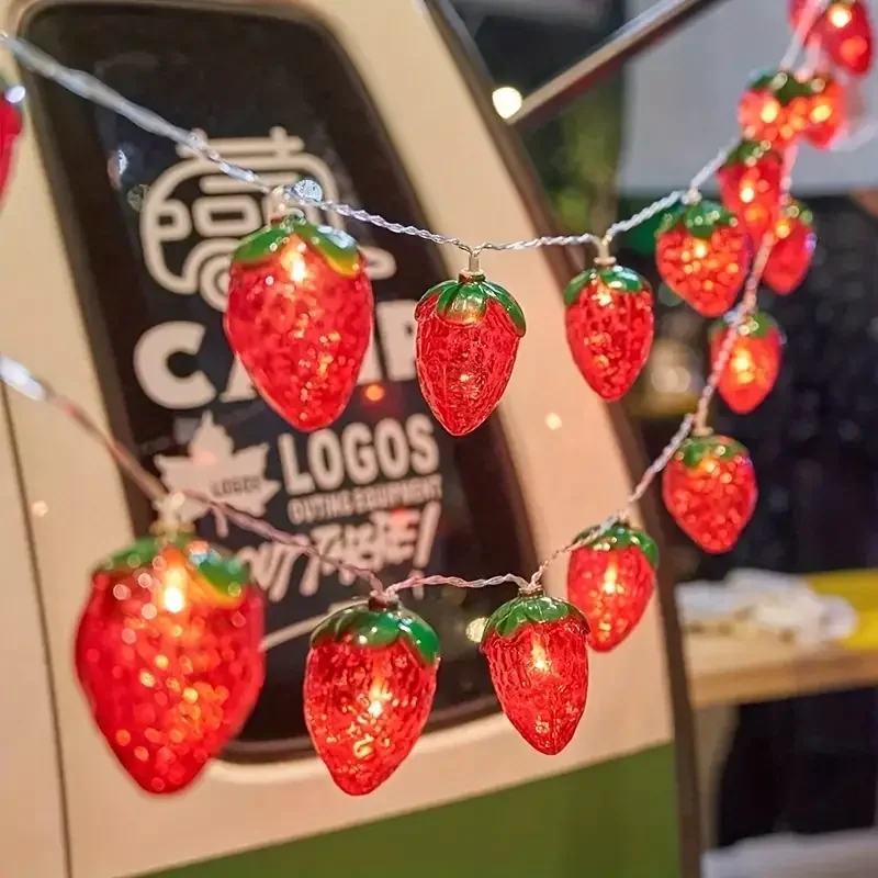 10/20/30/40 LED Strawberry Fai - đánh giá và giá Fairy Lights Bedroom