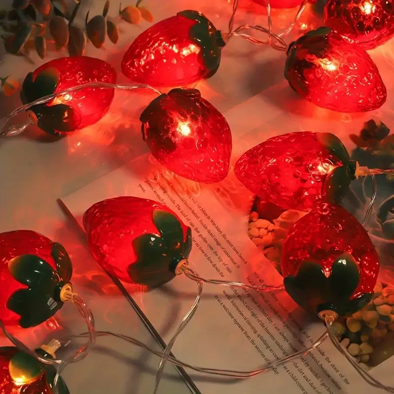 10/20/30/40 LED Strawberry Fai - đánh giá và giá Fairy Lights Bedroom