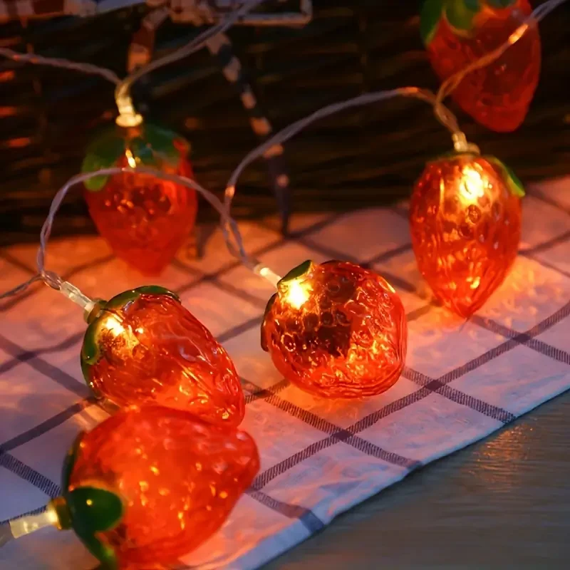 10/20/30/40 LED Strawberry Fai - đánh giá và giá Fairy Lights Bedroom