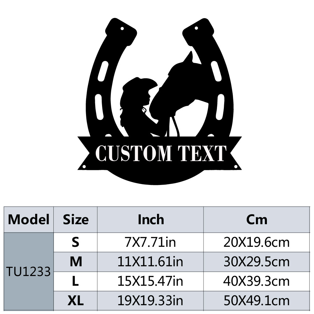 1pc Fashion Customized Horsesh - đánh giá và giá Home Decor Wall Pictures