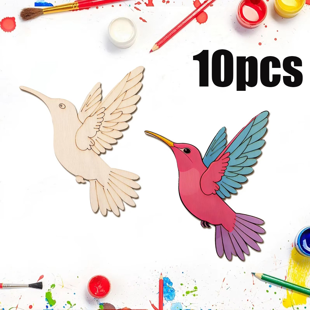10pcs Unfinished Wood Animal B - đánh giá và giá Home Decor In
