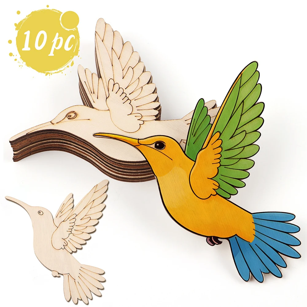 10pcs Unfinished Wood Animal B - đánh giá và giá Home Decor In