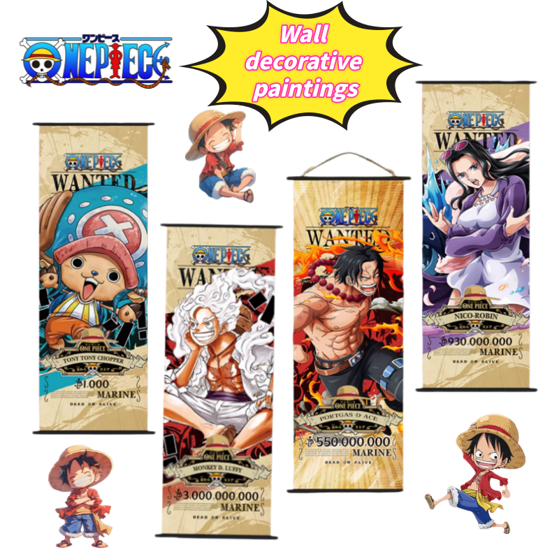 One Piece Ace Chopper Usopp So - đánh giá và giá Home Decor Wall Pictures