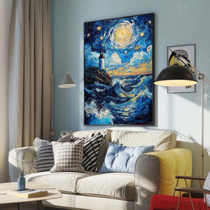 Vintage Abstract Van Gogh Land - đánh giá và giá Home Decor New York