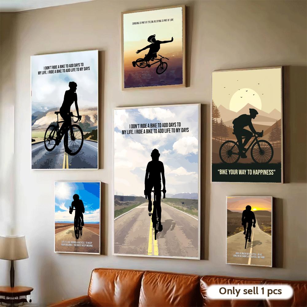 Cycling Motivation Quote Art P - đánh giá và giá Home Decor Quotes Ideas