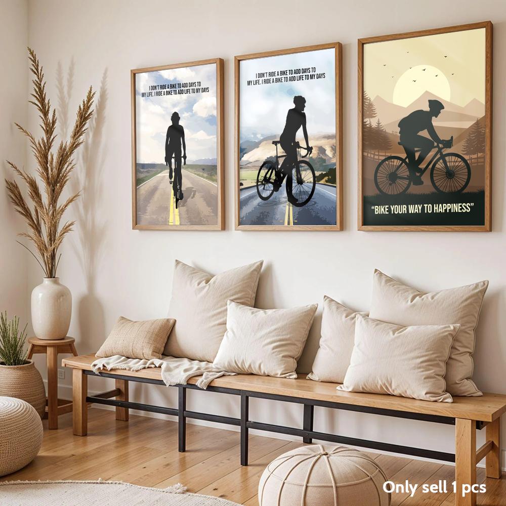 Cycling Motivation Quote Art P - đánh giá và giá Home Decor Quotes Ideas