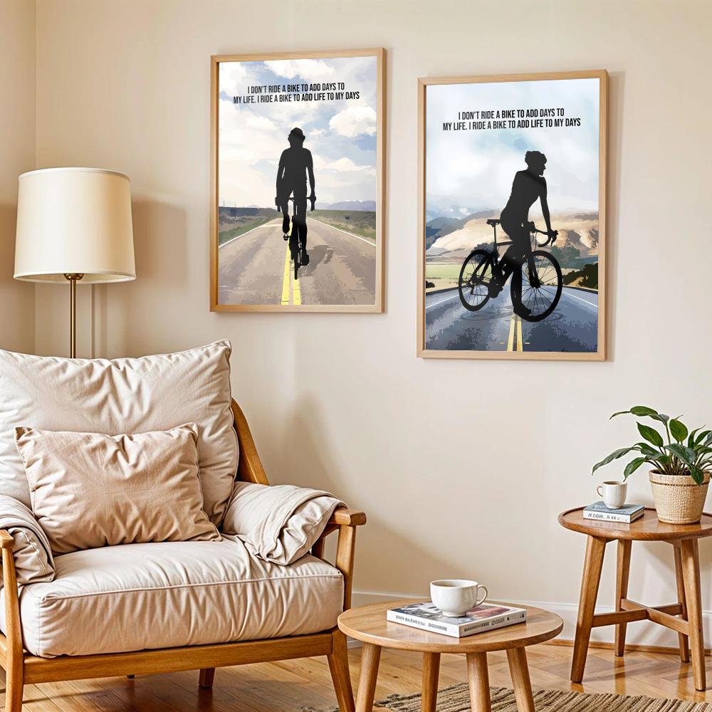 Cycling Motivation Quote Art P - đánh giá và giá Home Decor Quotes Ideas