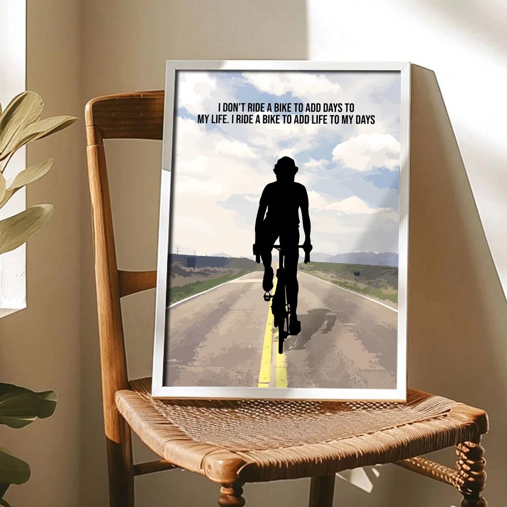 Cycling Motivation Quote Art P - đánh giá và giá Home Decor Quotes Ideas