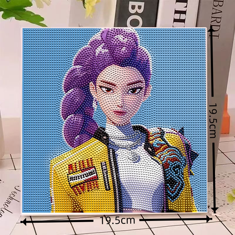 Anime Gilrs Lumi Mila Zoi K-po - đánh giá và giá Home Decor Wall Pictures