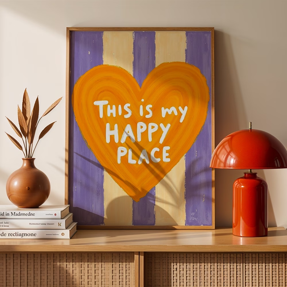 Modern,Retro This Is My Happy  - đánh giá và giá Home Decor Nz
