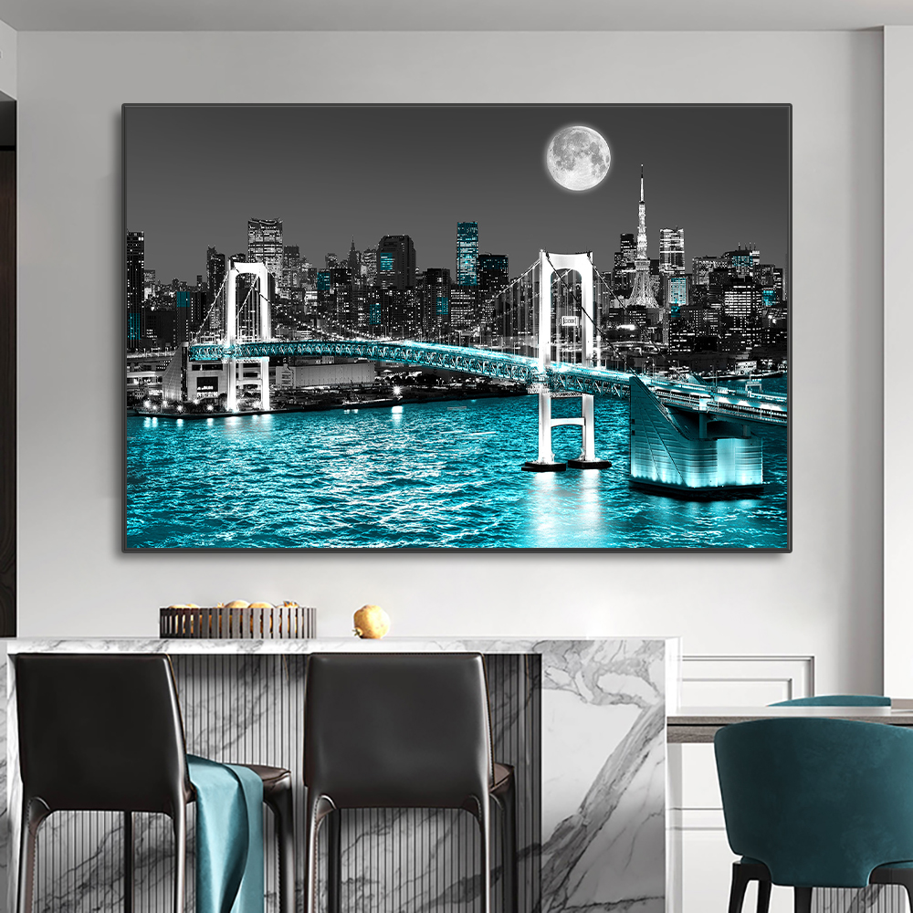 New York Urban Skyline Landsca - đánh giá và giá Home Decor New York