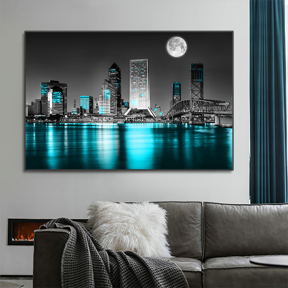 New York Urban Skyline Landsca - đánh giá và giá Home Decor New York