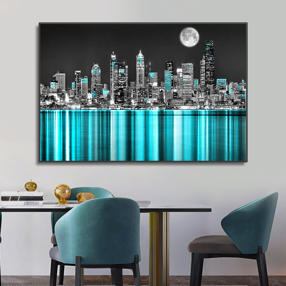 New York Urban Skyline Landsca - đánh giá và giá Home Decor New York