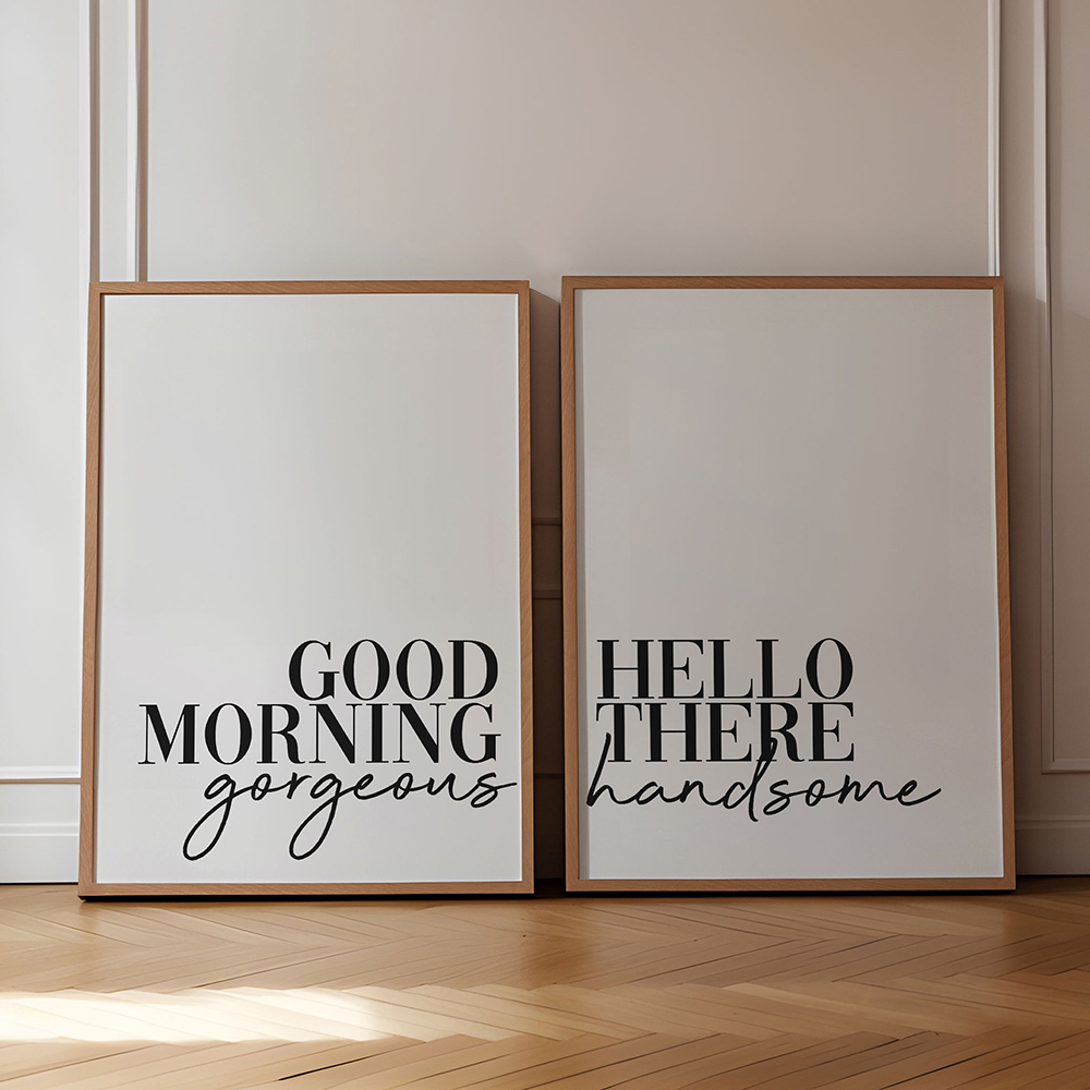 Good Morning Quotes Posters an - đánh giá và giá Home Decor Quotes Ideas