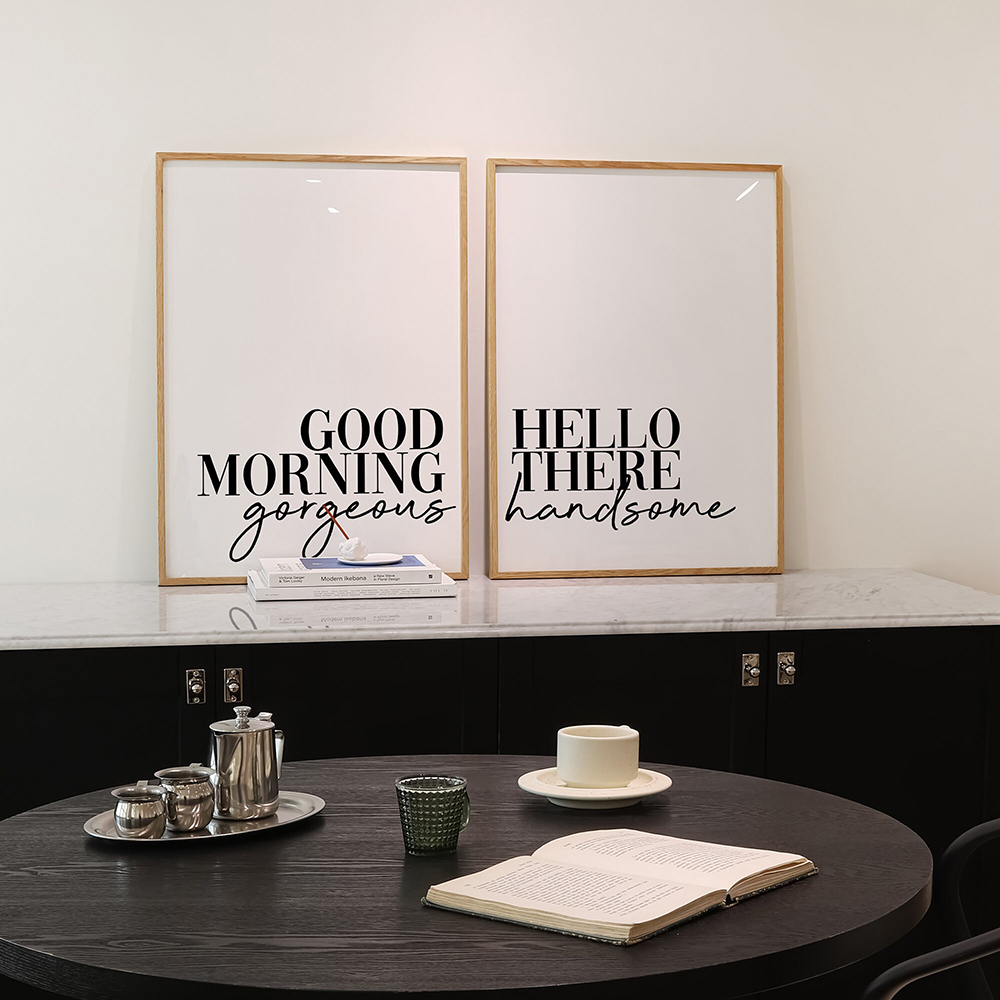 Good Morning Quotes Posters an - đánh giá và giá Home Decor Quotes Ideas
