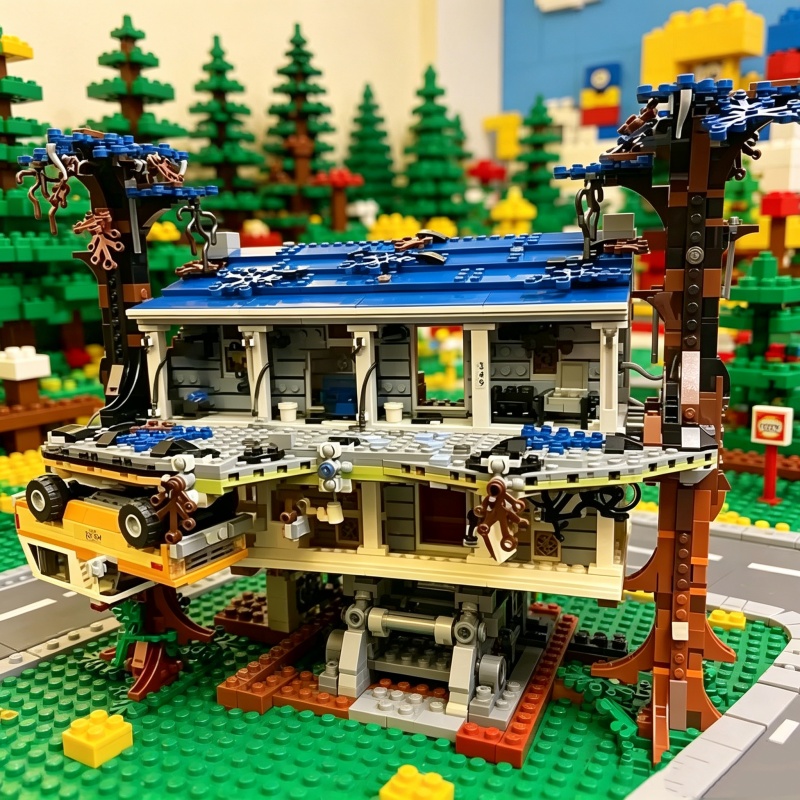 New MOC Upside Down World Hous - đánh giá và giá Home Decor Disney