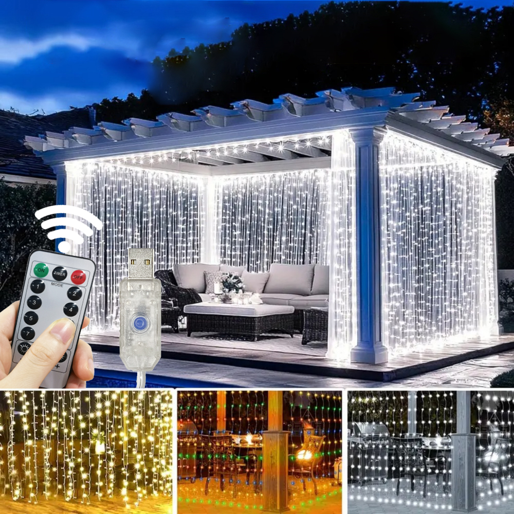 3/6m LED Curtain String Lights - đánh giá và giá Fairy Lights Bedroom