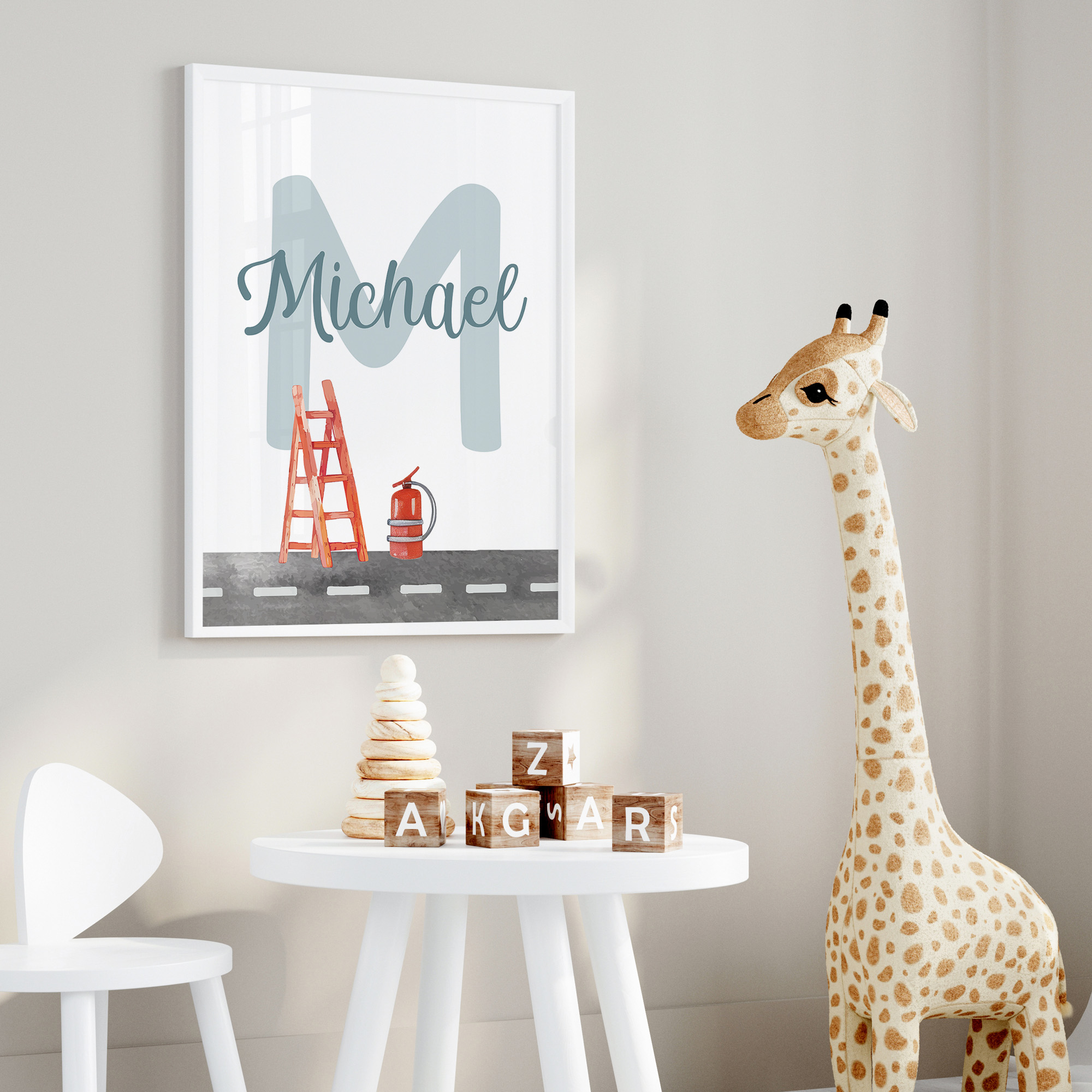3pcs Personalized Custom Name  - đánh giá và giá Home Decor Wall Pictures