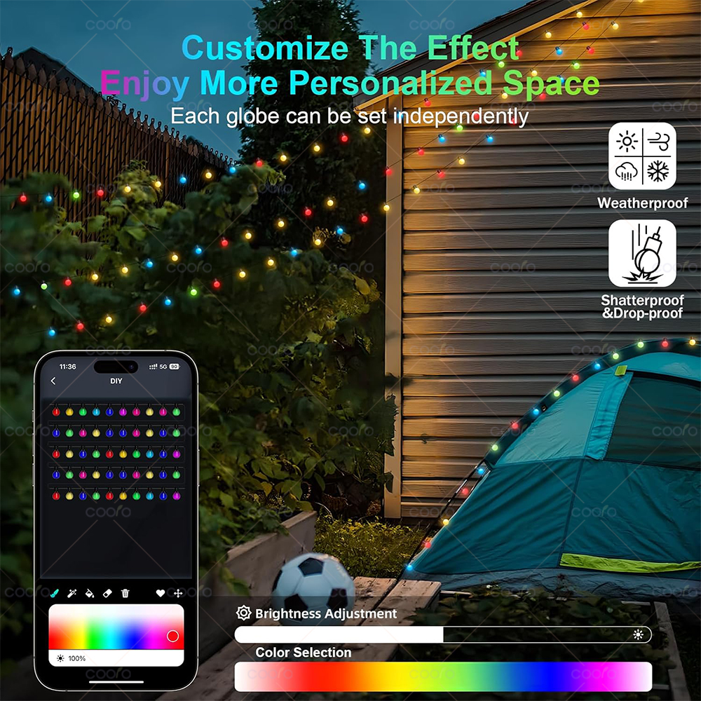 USB Bluetooth Colorful G18 LED - đánh giá và giá Fairy Lights Bedroom