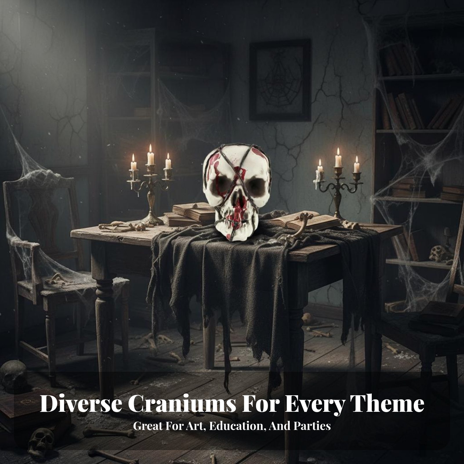 Realistic Skull Model Horror T - đánh giá và giá Home Decor In
