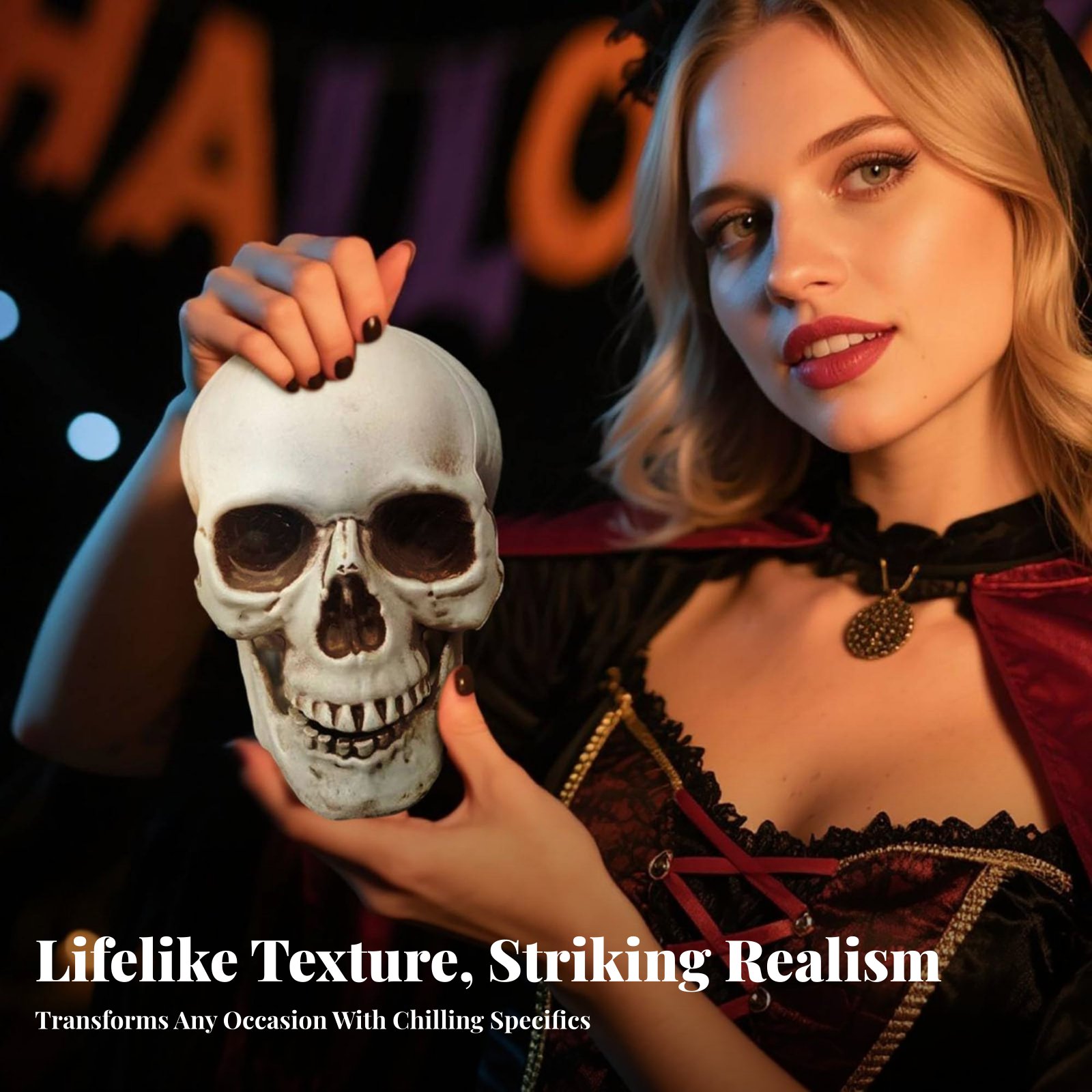Realistic Skull Model Horror T - đánh giá và giá Home Decor In
