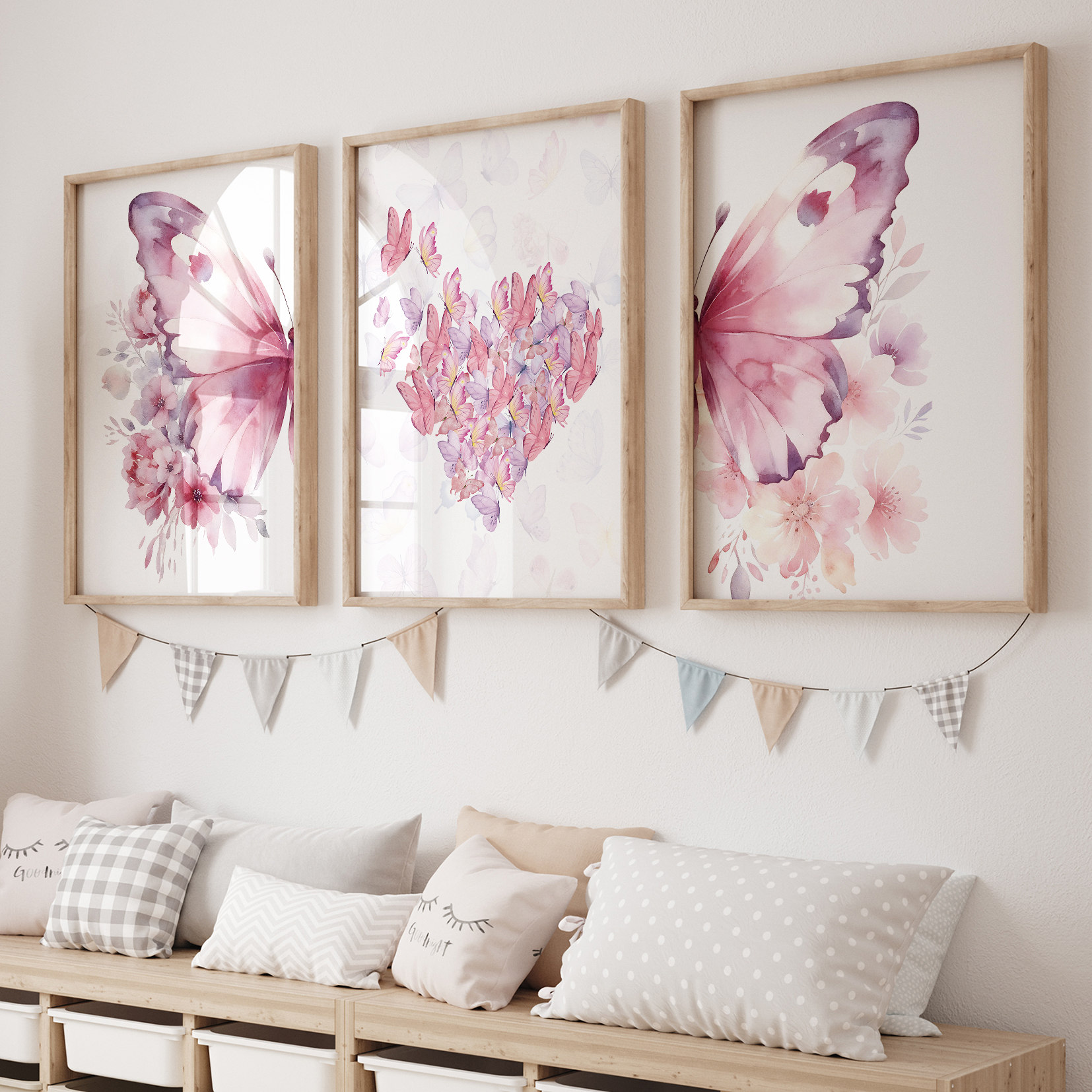 3pcs Cartoon Children Pink Lov - đánh giá và giá Home Decor Foto