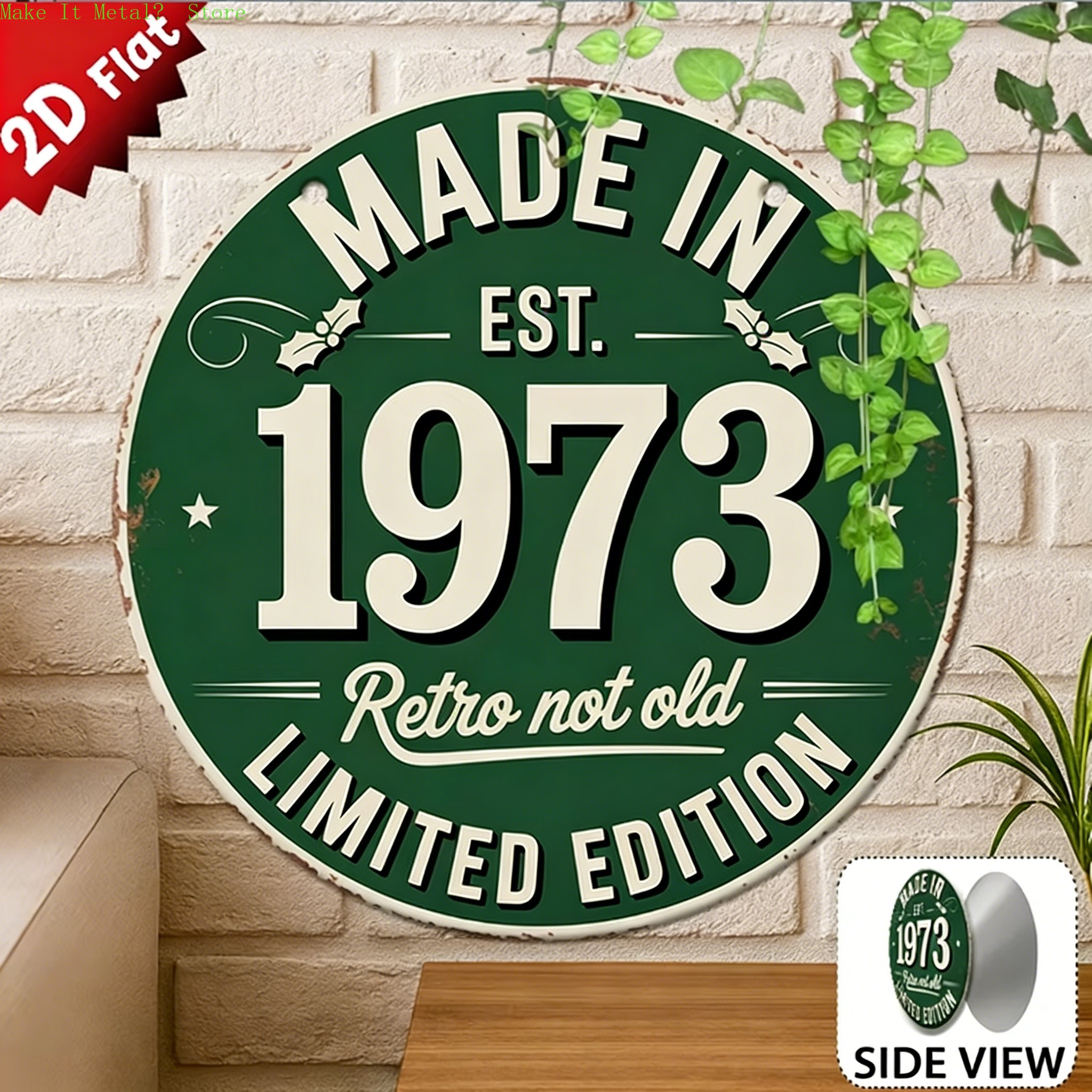 Made in 1976 Retro Not Old 2D  - đánh giá và giá Home Decor Nz