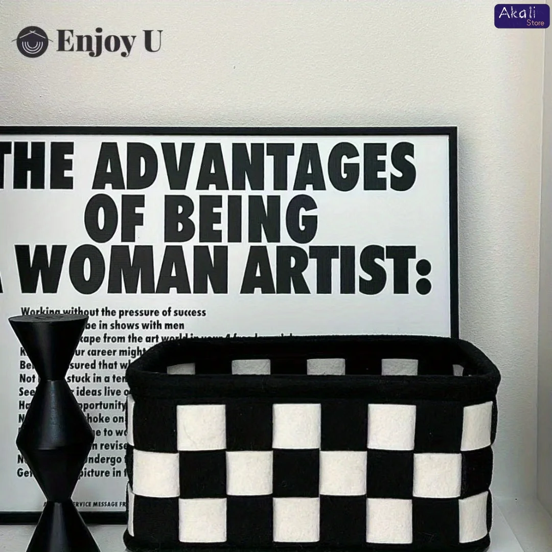 2026Black and White Checkered  - đánh giá và giá Home Decor In