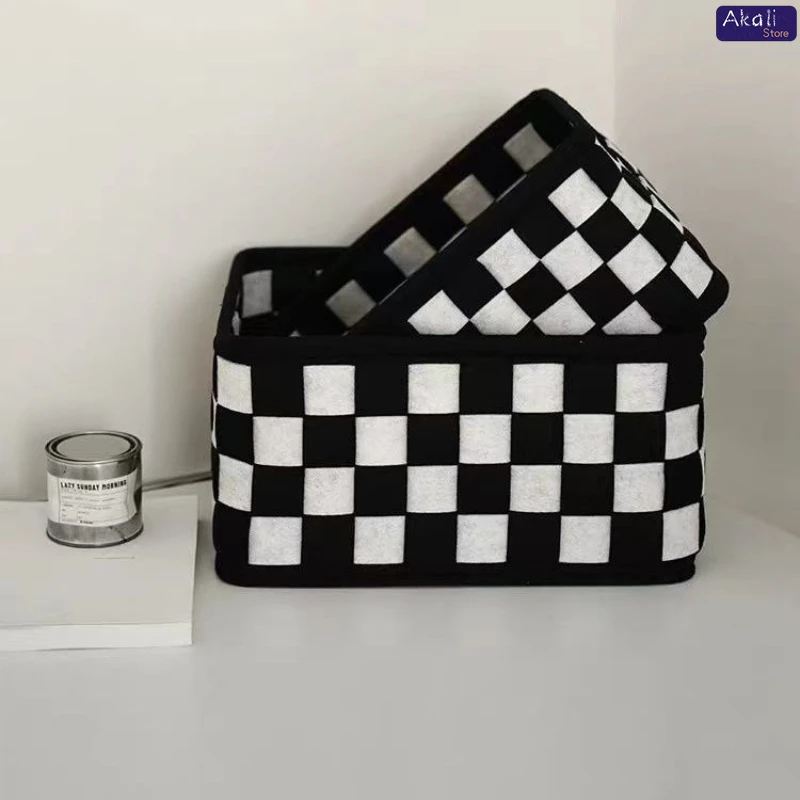 2026Black and White Checkered  - đánh giá và giá Home Decor In