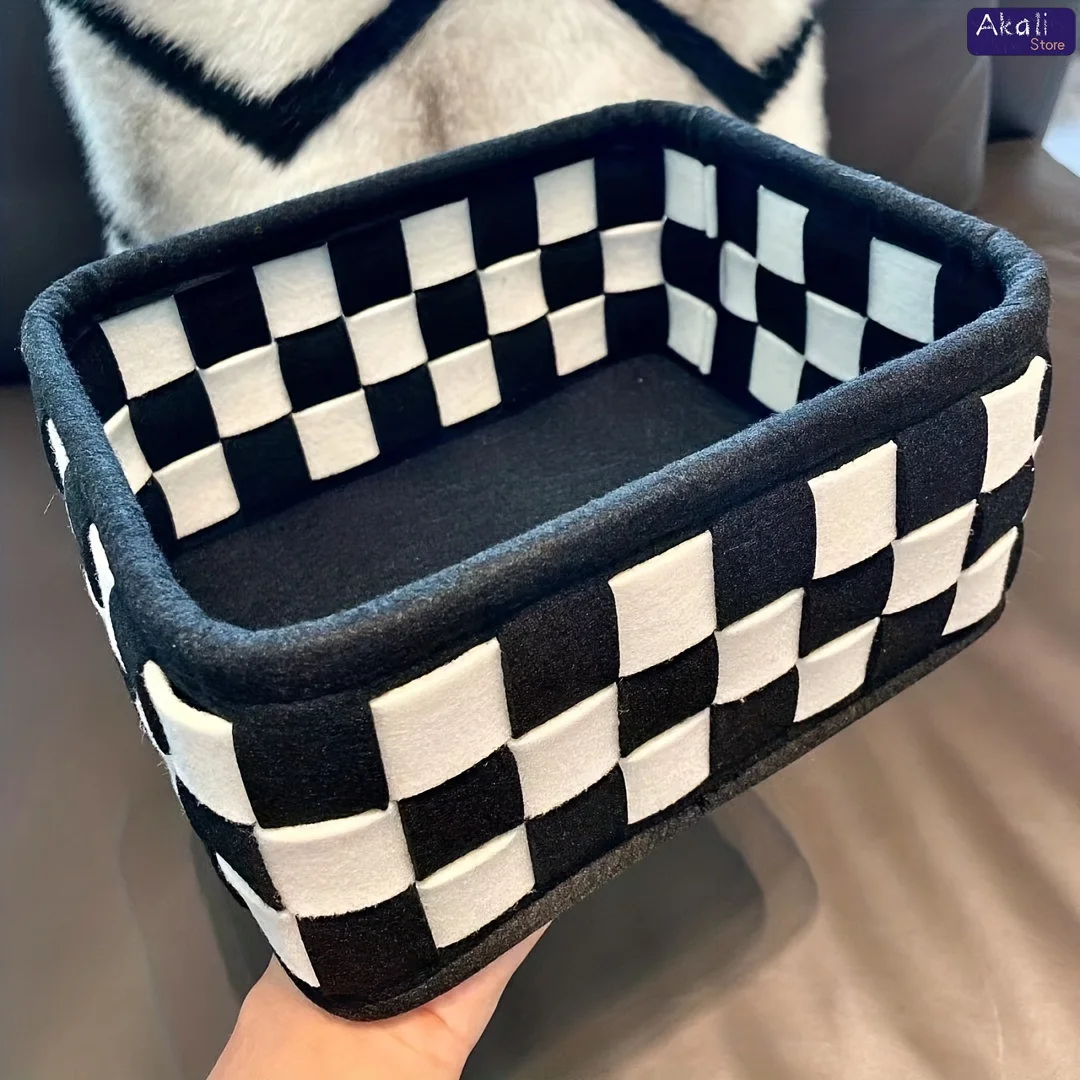 2026Black and White Checkered  - đánh giá và giá Home Decor In