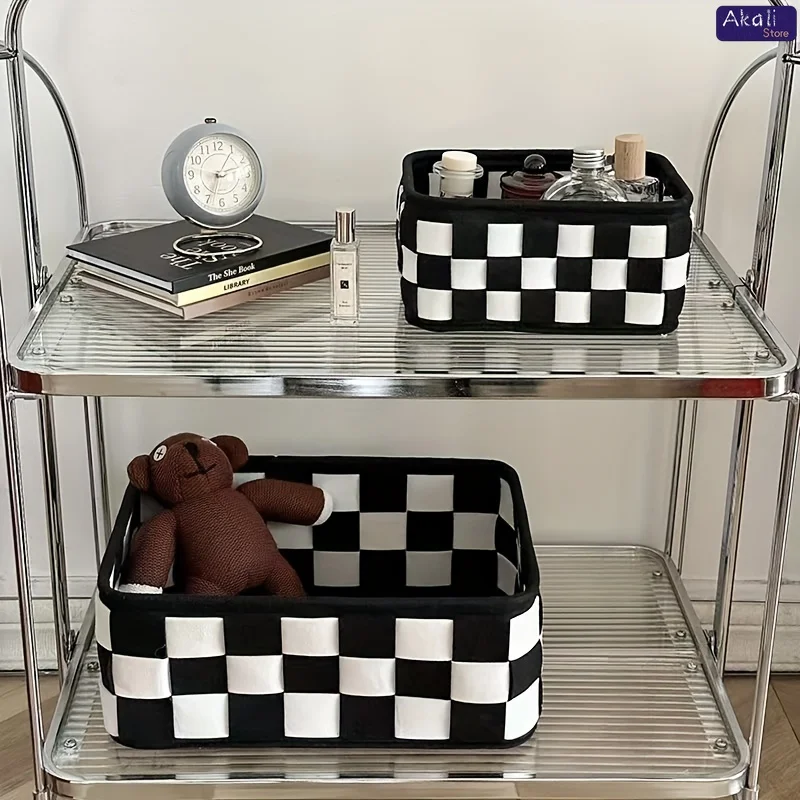 2026Black and White Checkered  - đánh giá và giá Home Decor In