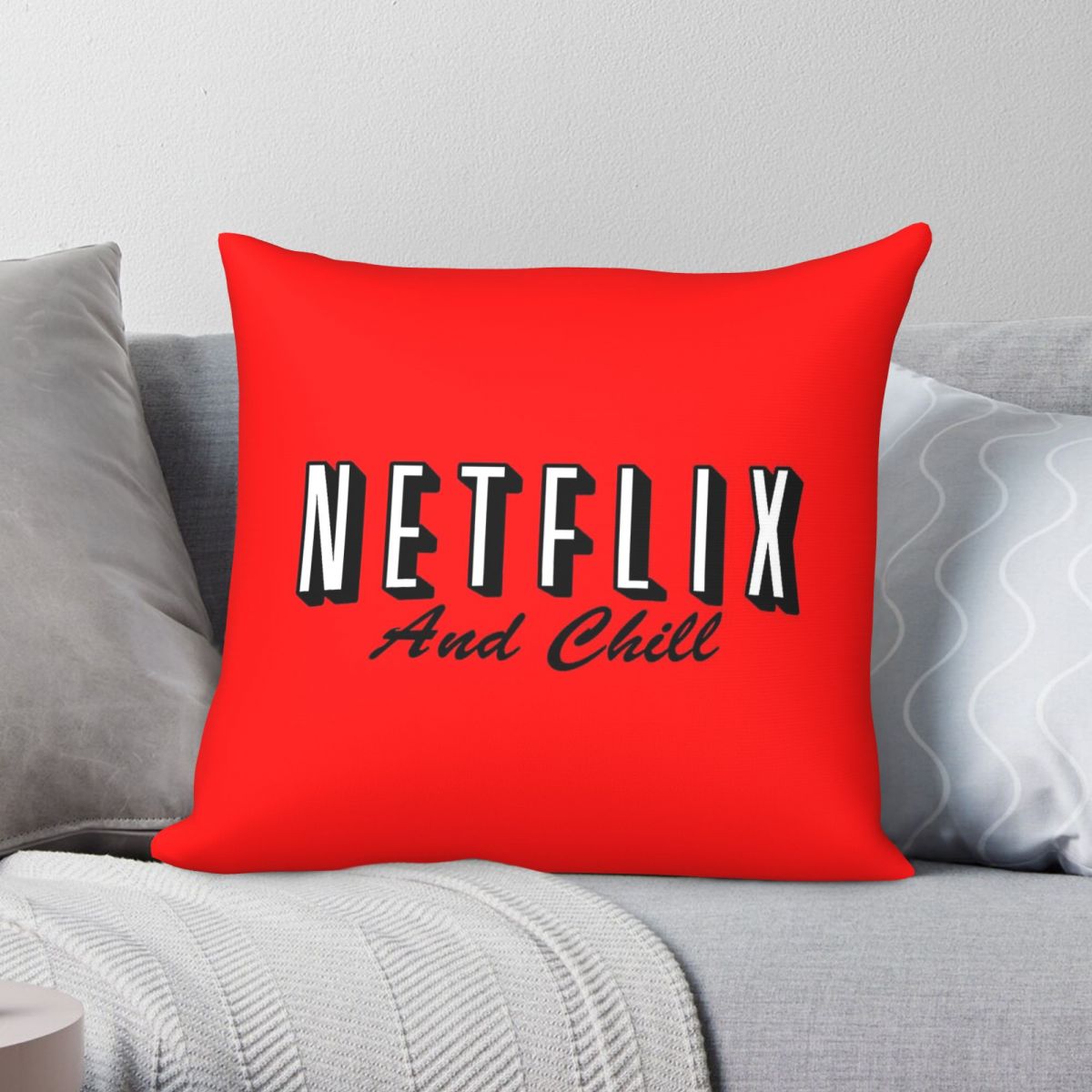 Netflix And Chill Red Square P - đánh giá và giá Home Decor Netflix