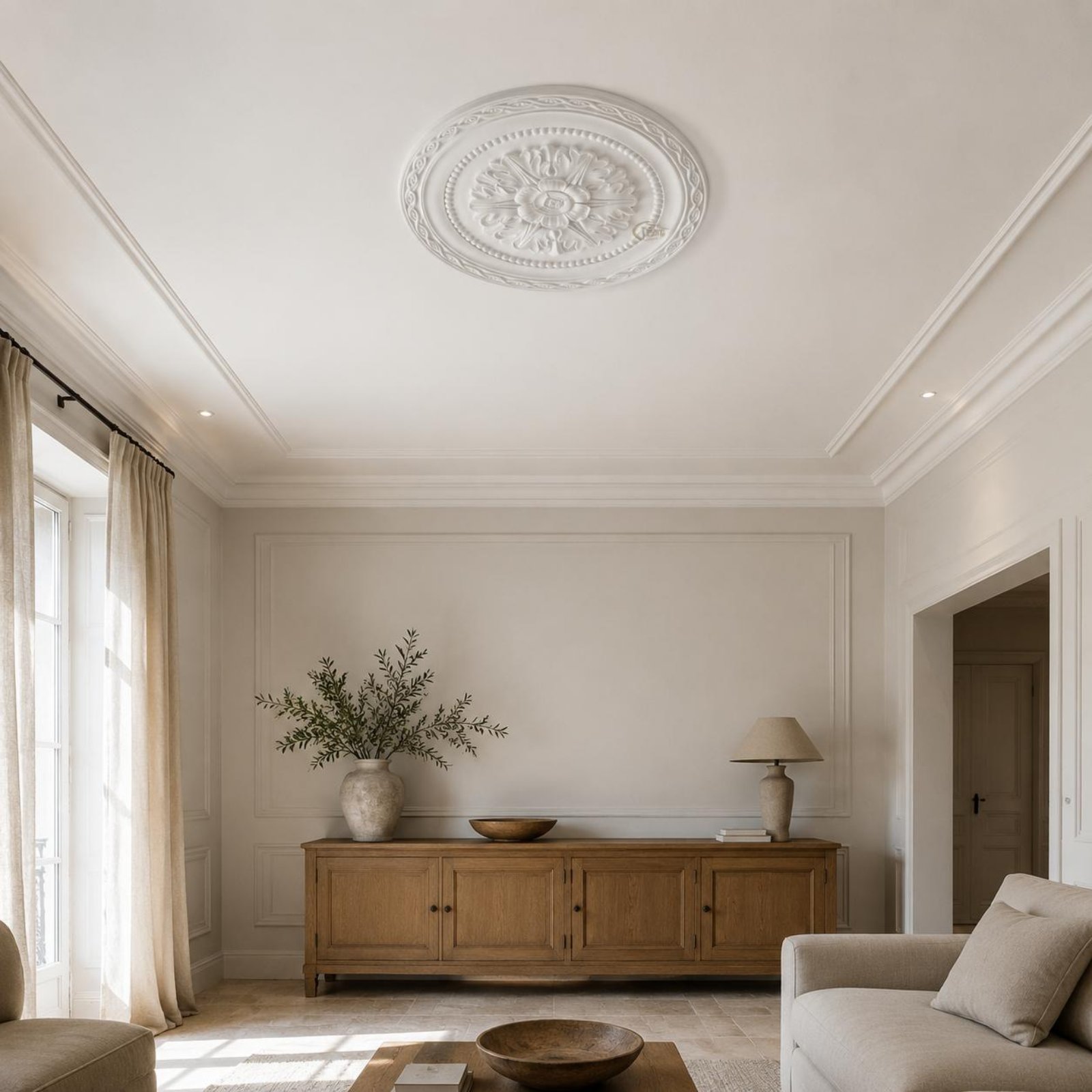 Ceiling Medallion Lightweight  - đánh giá và giá Home Decor In