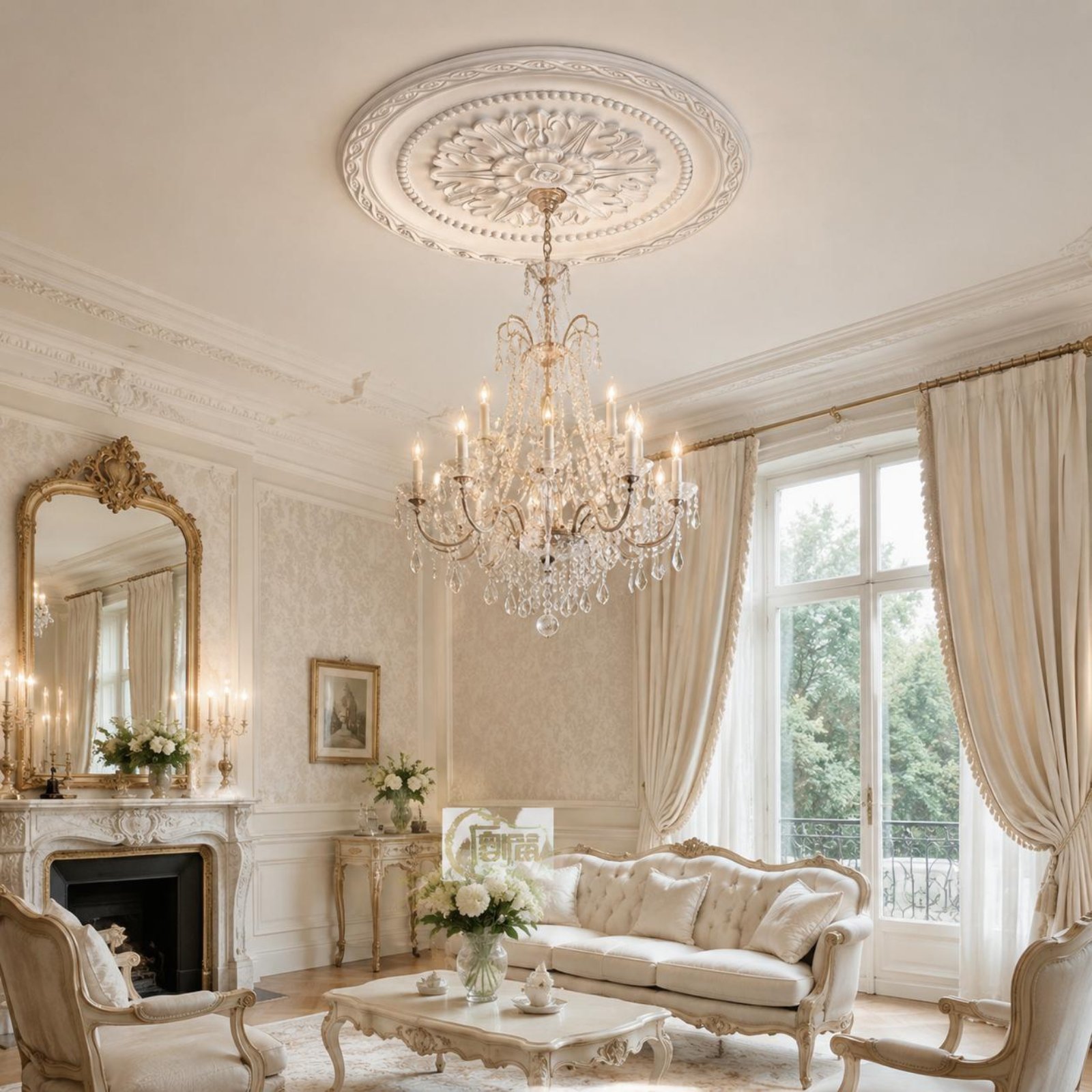 Ceiling Medallion Lightweight  - đánh giá và giá Home Decor In